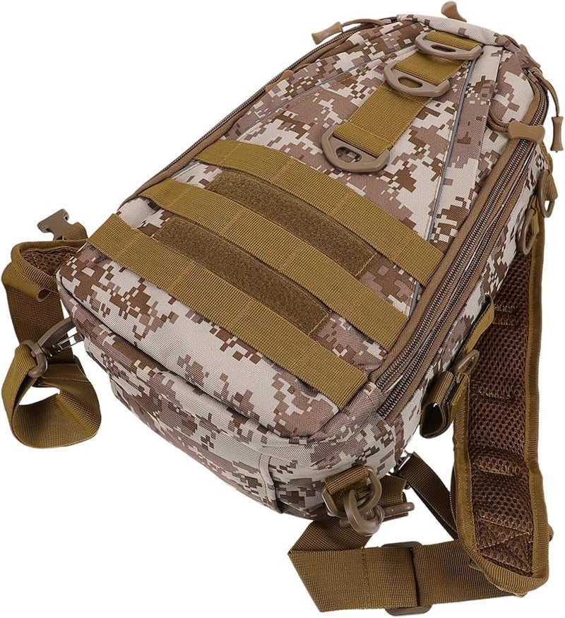 HANABASS Desert Camouflage Outdoor Backpack for Travel Hiking Camping with Multiple Pockets - Image 1